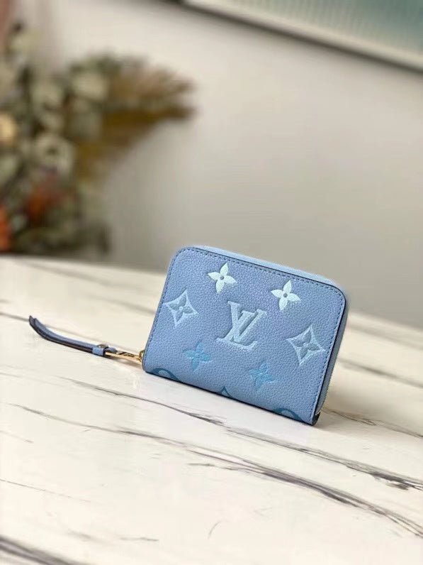 Louis Vuitton Monogram Wallet 11cm Blue