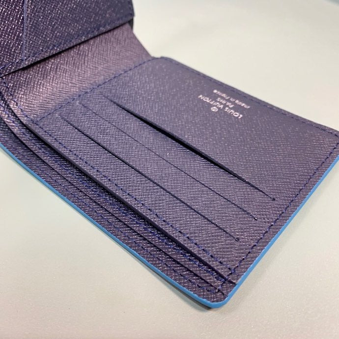 Louis Vuitton Wallet 12cm Blue