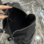 Saint Laurent City Backpack In Canvas Unisex 35cm Black