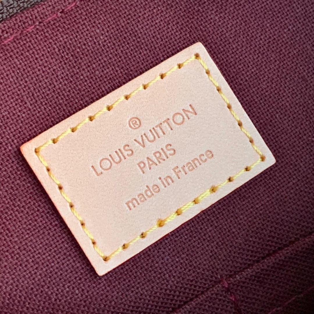 Louis Vuitton Lena MM Bag 34cm Monogram Canvas Fall/Winter Collection M42267, Brown
