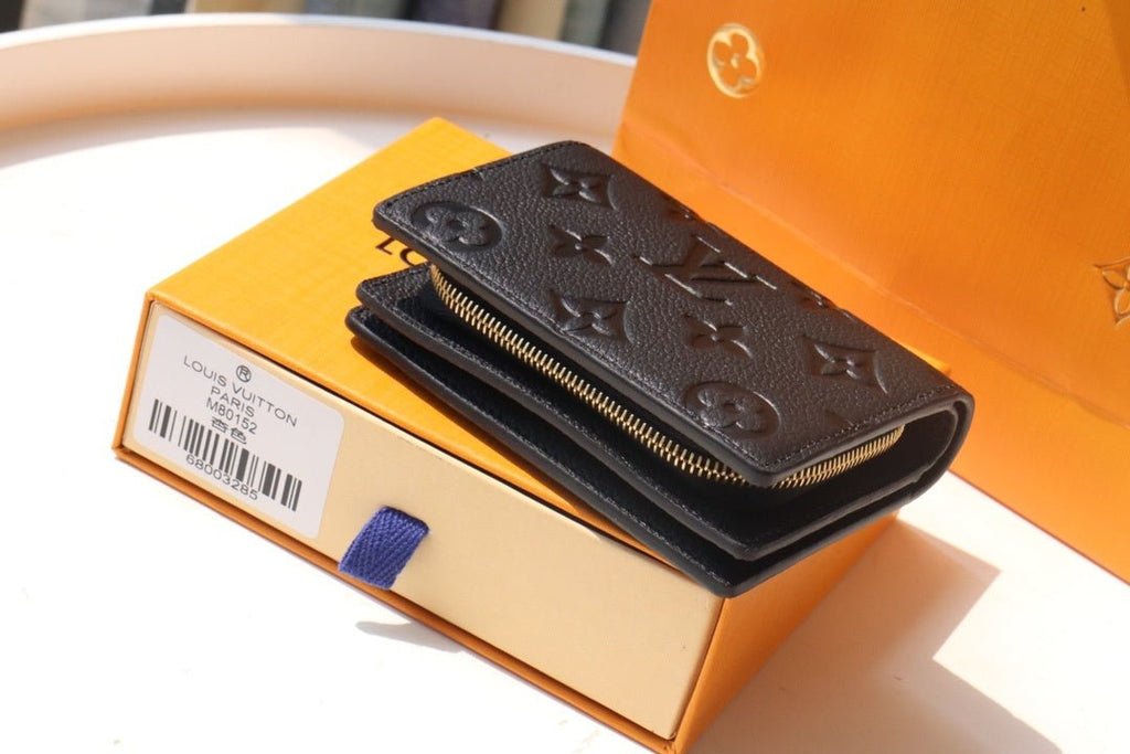 Louis Vuitton Clutch Wallet 12cm Black