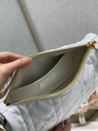 Christian Dior Small Vibe Hobo Bag 29cm White