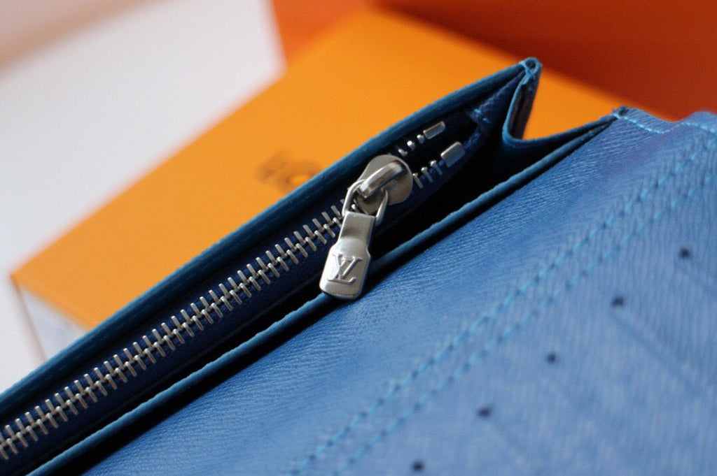 Louis Vuitton Monogram Wallet 19cm Blue