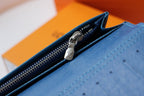 Louis Vuitton Monogram Wallet 19cm Blue