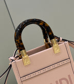 Fendi Mini Sunshine Shopper 18cm Pink