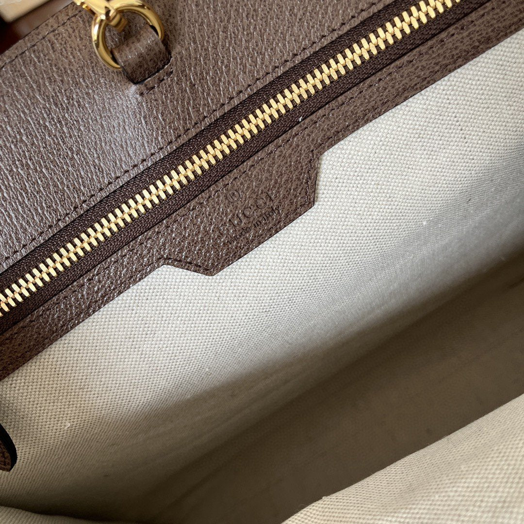Gucci Tote Bag With Jumbo Camel And Ebony Jumbo GG Canvas For Women 14.6in/37cm ‎