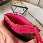 Louis Vuitton Porte-Carte Zippe 13cm Brown