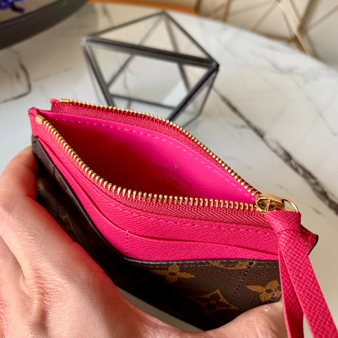 Louis Vuitton Porte-Carte Zippe 13cm Brown