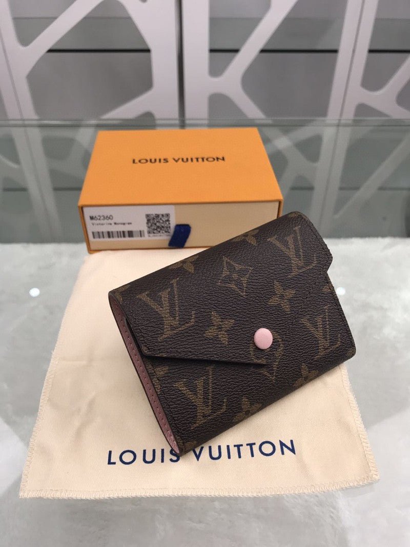 Louis Vuitton Monogram Wallet 12cm Brown