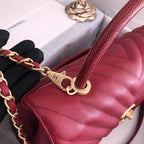 Chanel Handbag 28cm Red