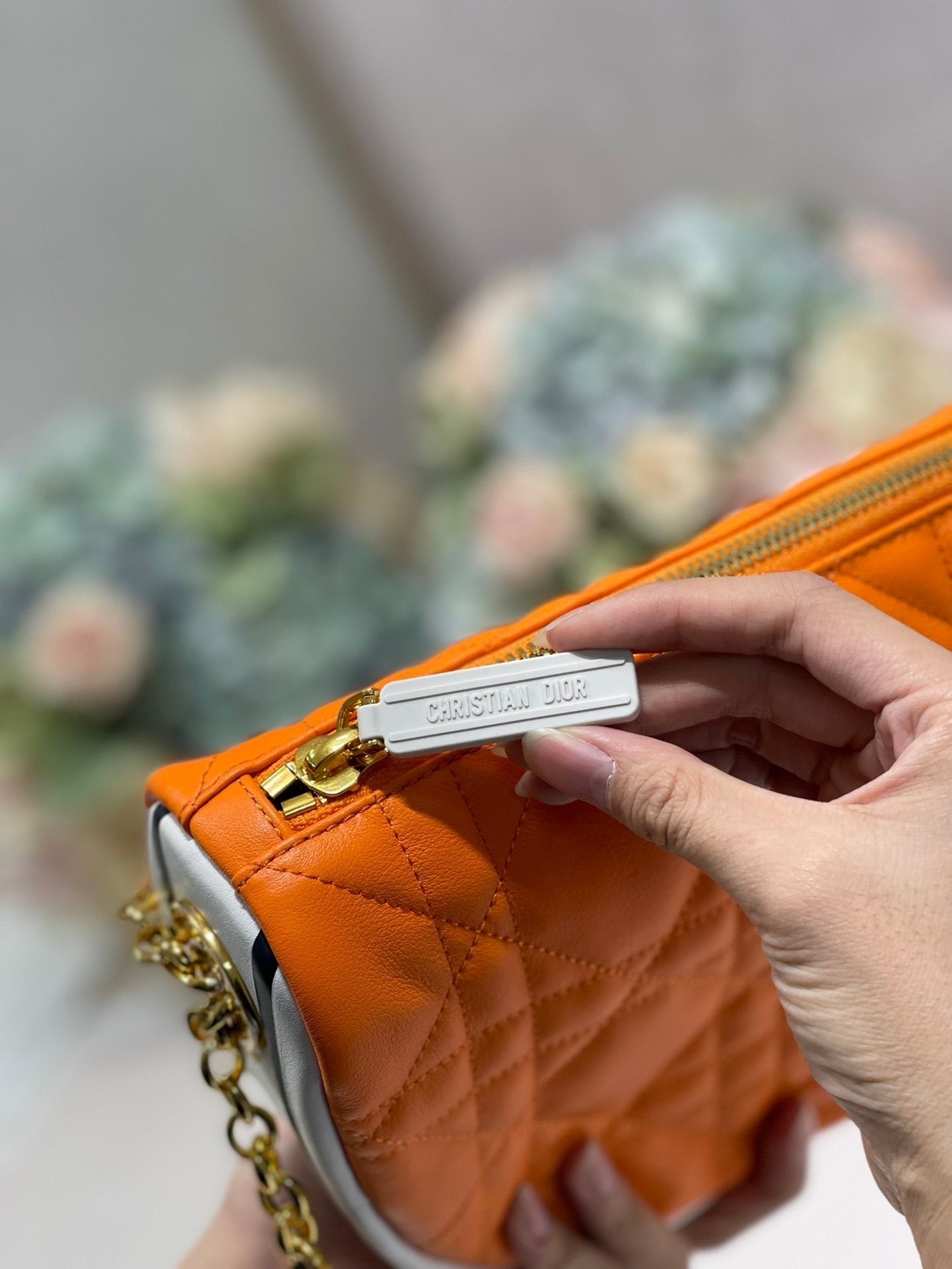 Christian Dior Small Vibe Hobo Bag 29cm Orange