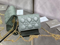 Christian Dior Grey Crossbody Bag 14cm