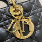 Christian Dior Lady D-Joy Bag 26cm Black