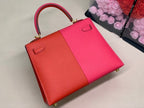 Hermes Kelly 28 Sellier Epsom Bag Red/Pink For Women, Women’s Handbags, Shoulder Bags 11in/28cm