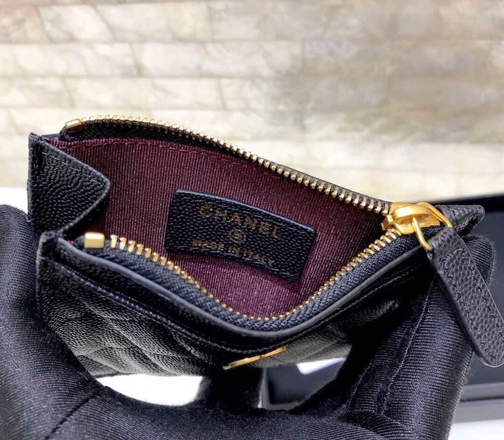 Chanel COCO Classic Clutch 12cm Black Gold