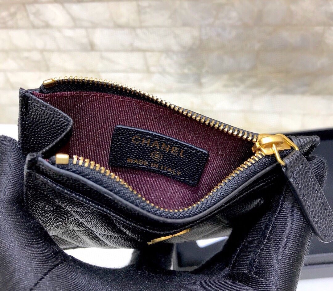 Chanel COCO Classic Clutch 12cm Black Gold