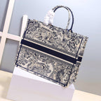 Christian Dior Blue Handle Bag 42cm