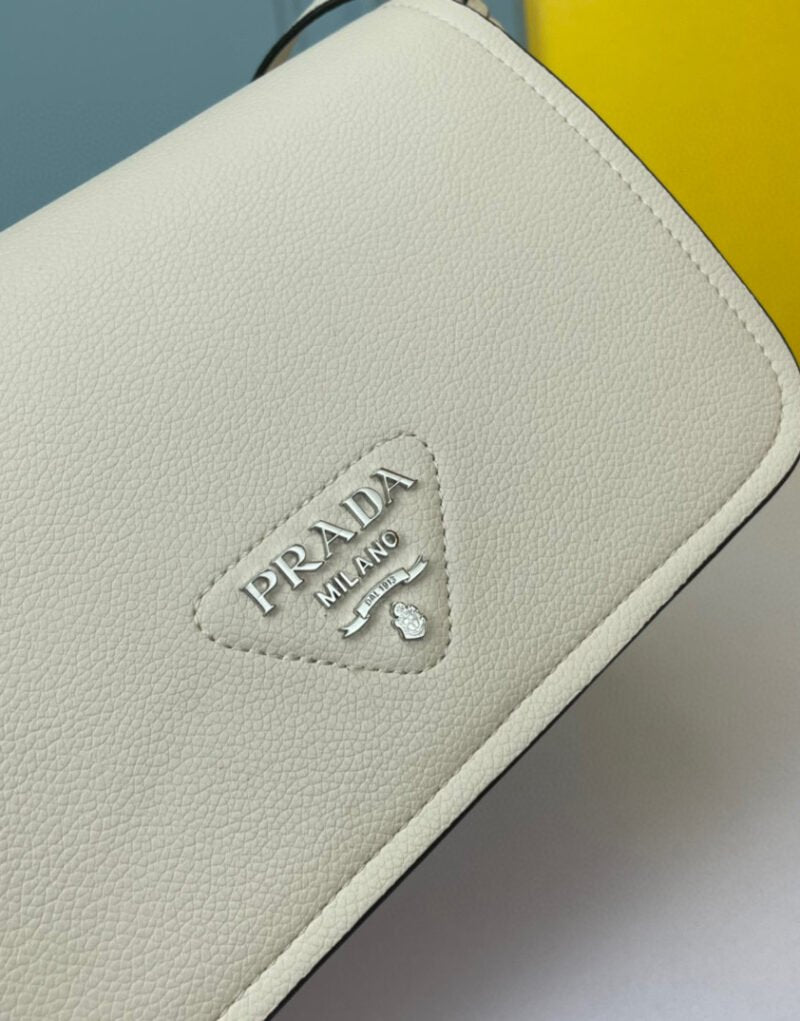 Prada Shoulder Bag White For Women, Women’s Bags 9in/23cm