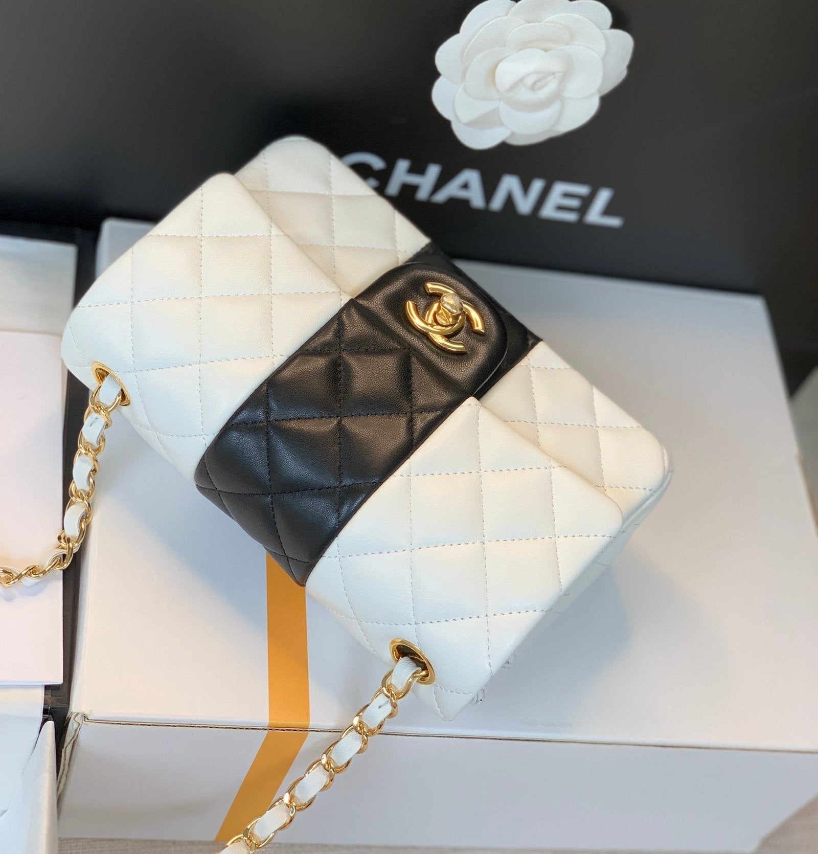 Chanel Mini Flap Bag 20cm White