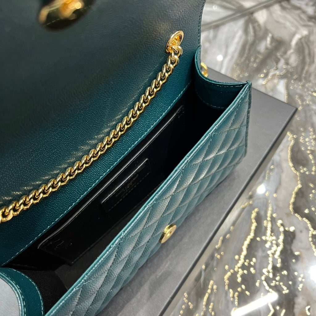 Saint Laurent Small Bag In Mix Matelasse 21cm