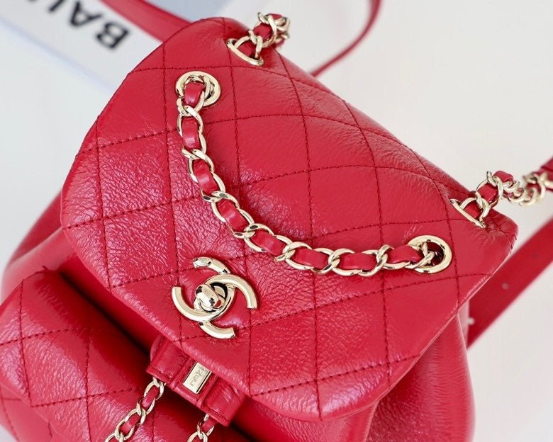 Chanel Backpack 18cm Red