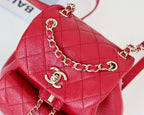 Chanel Backpack 18cm Red