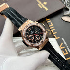 Hublot Watch Big Bang King Gold Choronograph Rubber Strap 44mm