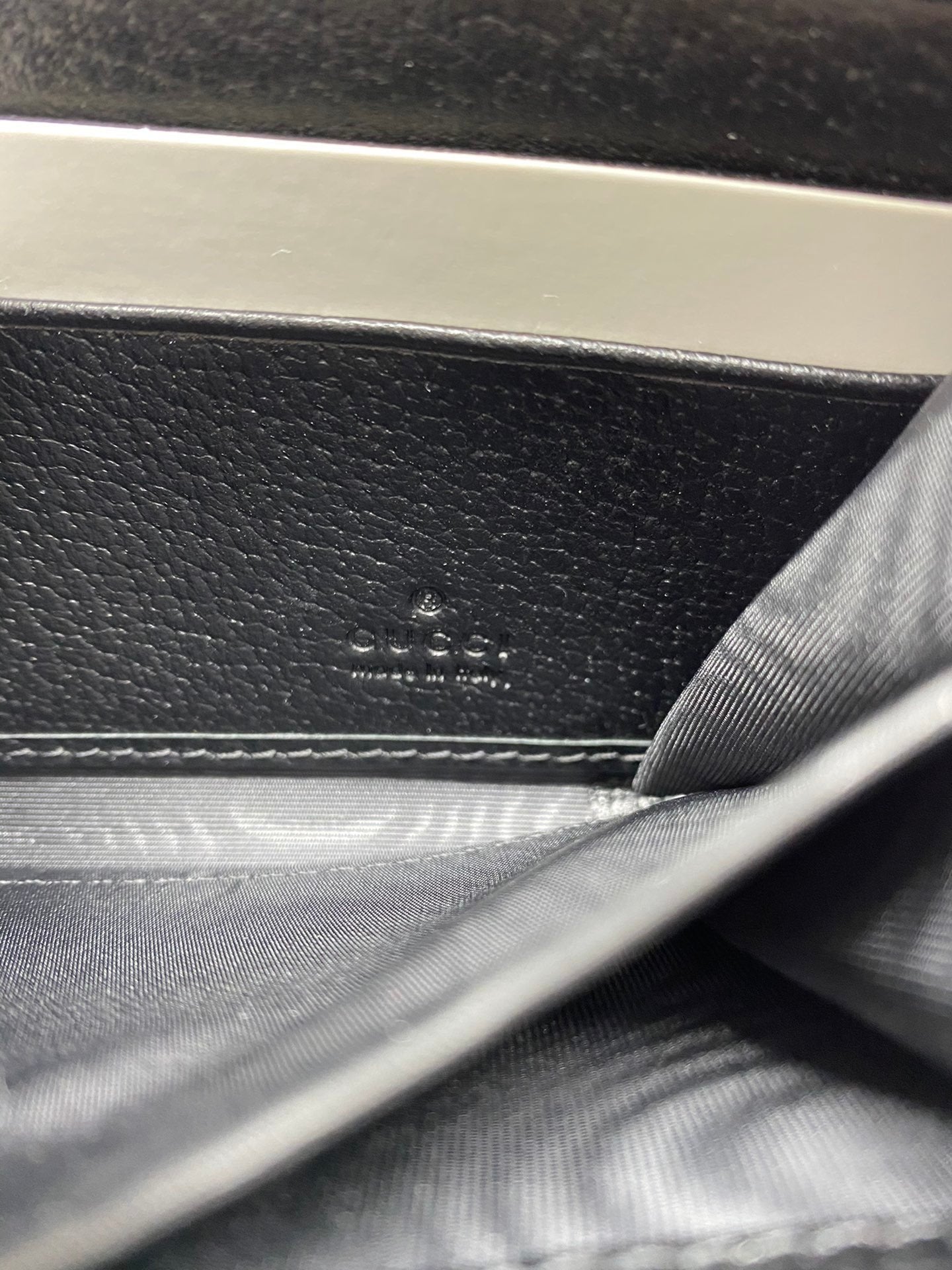 Bee Detailed Hammered Leather Black Clutch 19cm