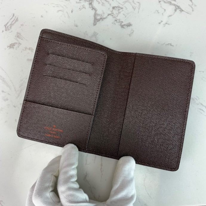 Louis Vuitton Damier Wallet 14cm Brown