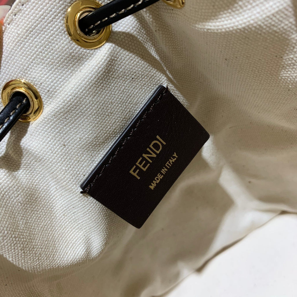 Fendi Handle Bag 12cm White