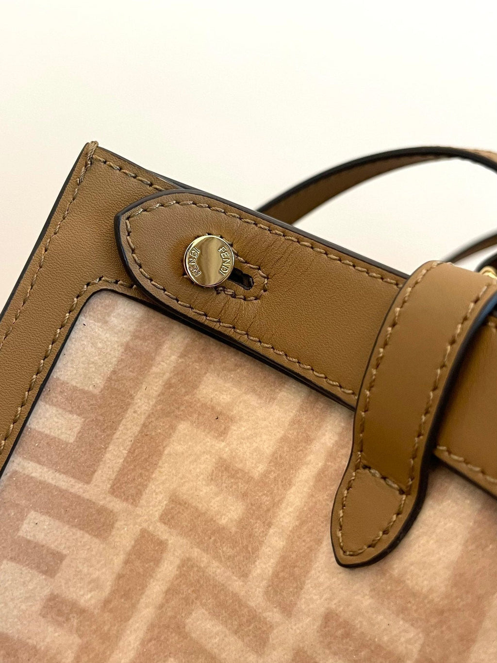 Fendi Peekaboo X-tote Bag 41cm Beige