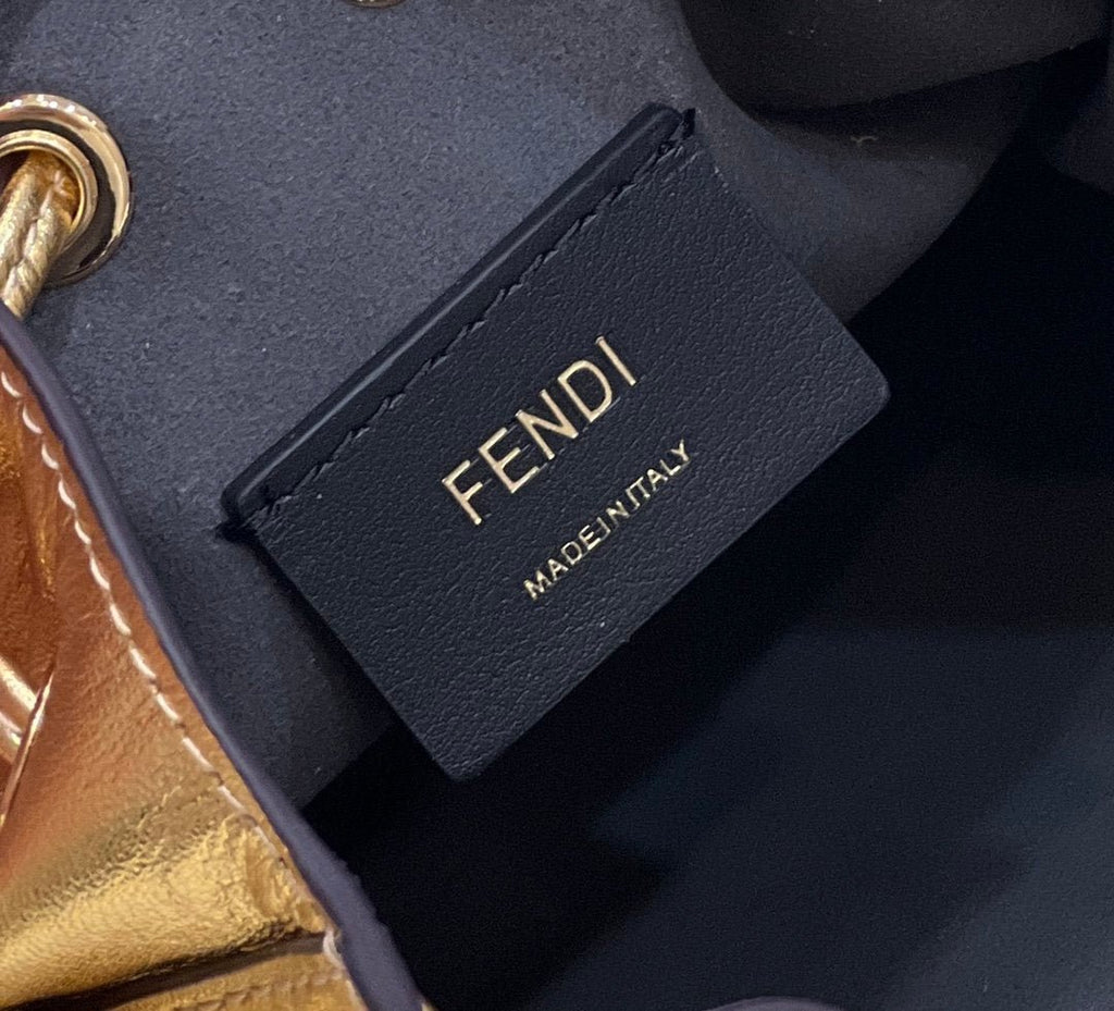 Fendi Bucket Bag Mon Tresor 18cm Gold