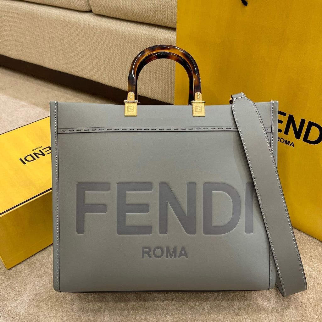 Fendi Tote Bag 35cm Grey