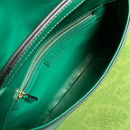 Gucci Blondie Shoulder Bag Green For Women, Women’s Bags 11in/28cm GG‎