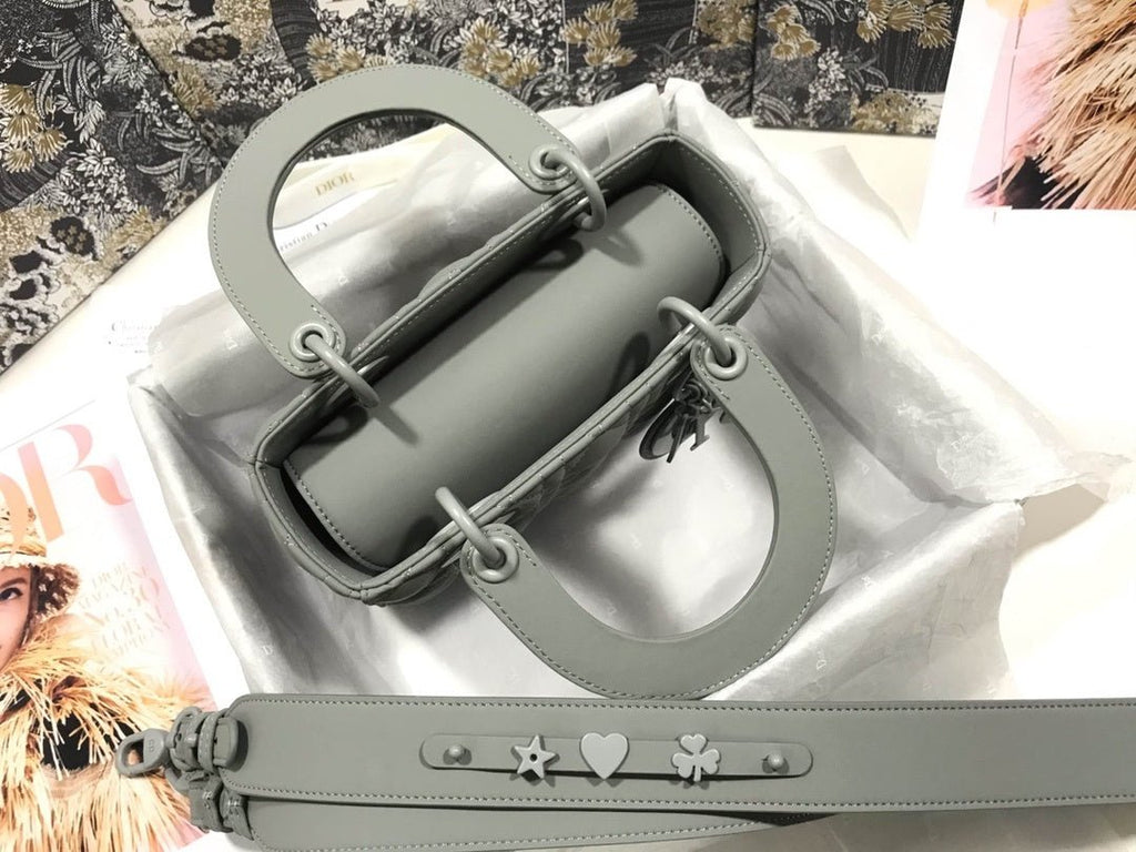 Christian Dior Grey Lady Dior My 26cm
