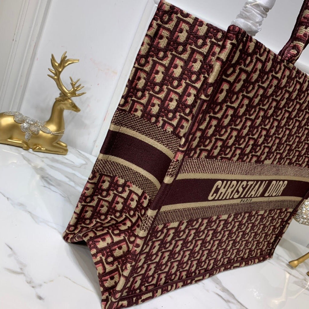 Christian Dior Book Tote 42cm Brown