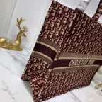 Christian Dior Book Tote 42cm Brown