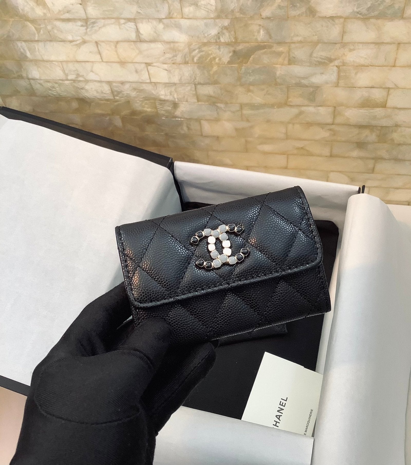 Chanel CoCo Wallet 11cm Black