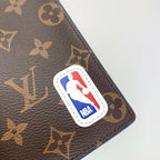 Louis Vuitton Damier Graphite Wallet 19cm Brown