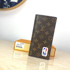 Louis Vuitton Damier Graphite Wallet 19cm Brown