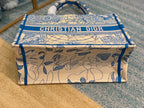 Christian Dior Book Tote 37cm Blue