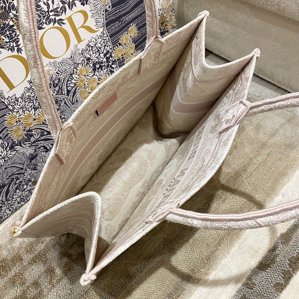 Christina Dior Medium Book Tote Bag 36cm Light Pink
