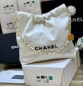 Chanel 22 Large Handbag 37cm White