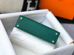 Hermes Kelly 19 Green With Gold Toned Hardware Bag For Women, Women’s Handbags, Shoulder Bags 7.5in/19cm