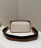 Fendi Baguette Midi 27cm White