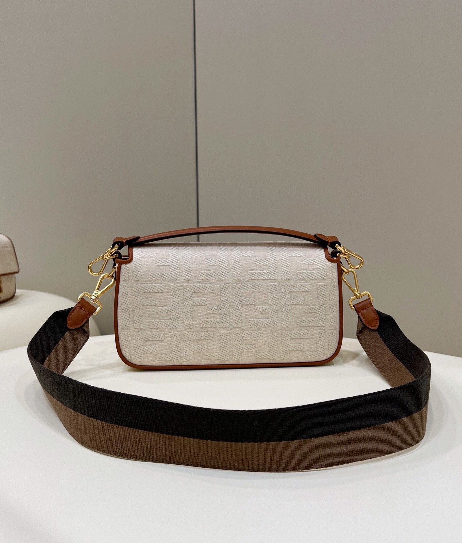 Fendi Baguette Midi 27cm White