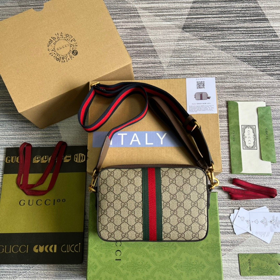 Gucci Ophidia GG Shoulder Bag Beige For Women, Women’s Bags 9.2in/24cm