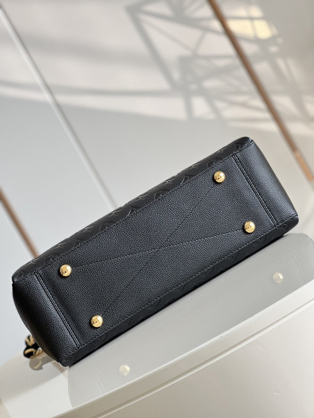 Louis Vuitton Black Monogram Canvas Surene MM Bag 36cm Black