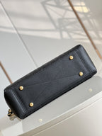 Louis Vuitton Black Monogram Canvas Surene MM Bag 36cm Black