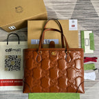 Gucci GG Medium Tote Brown For Women, Women’s Bags 15in/38cm